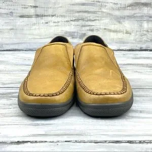 hotter | Shoes | Hotter Tan Vegan Leather Loafers Link 